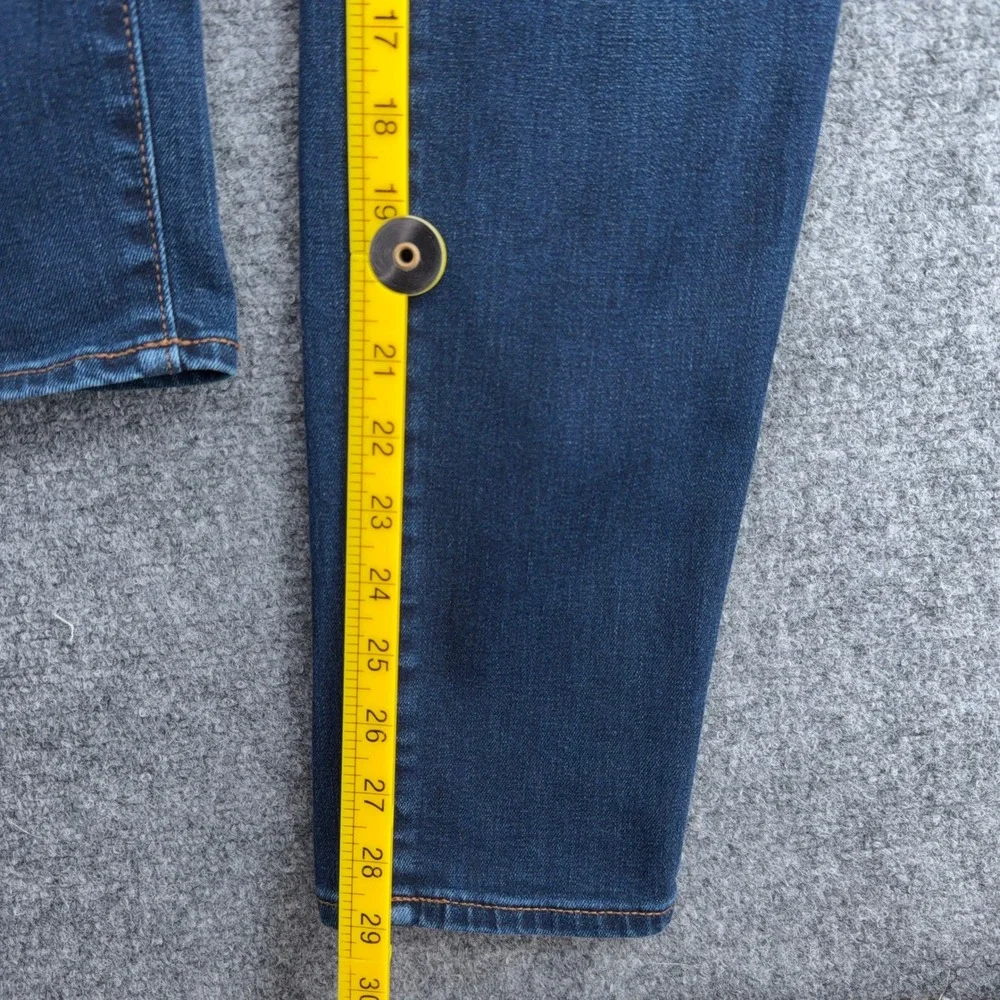 Old Navy Maternity Skinny Full Panel Jeans Women 8 Cotton Blend Dark Wash Blue - Picture 7 of 8